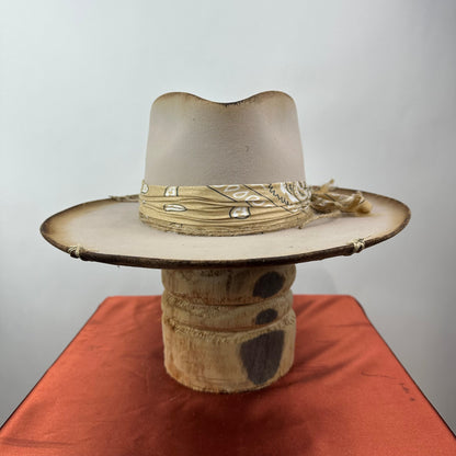 The Monterey Natural Distressed Fedora