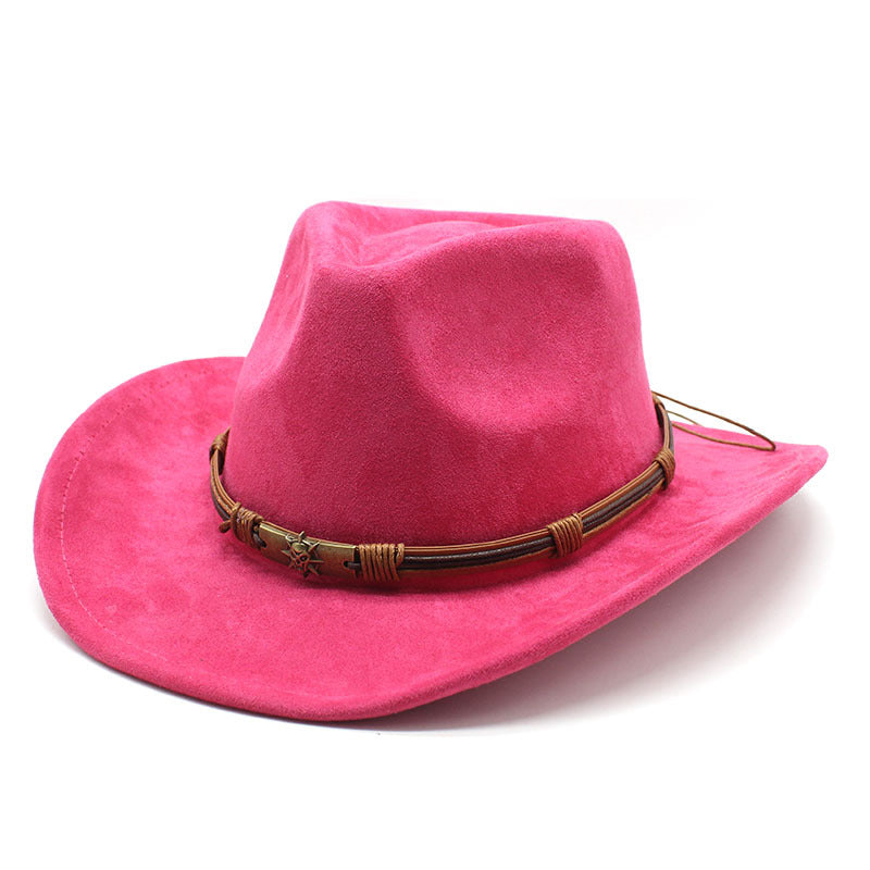 Suede Crossover  Western Cowboy Hat