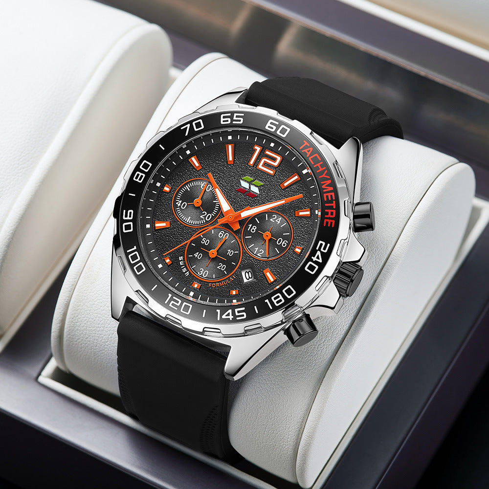 SWISH Quartz six-hand chronograph sports watch