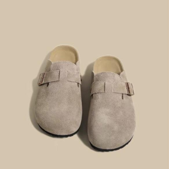 Boston Suede Footbed Clogs