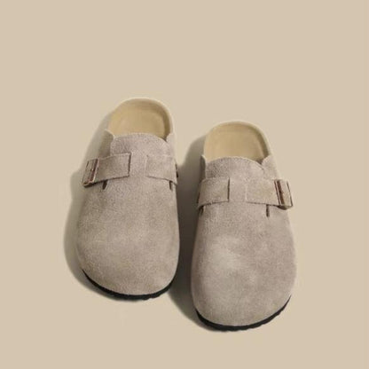 Boston Suede Footbed Clogs