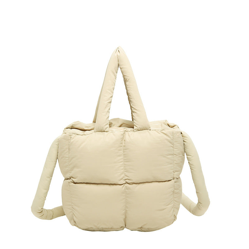 Puffer Tote Bag - Yellow