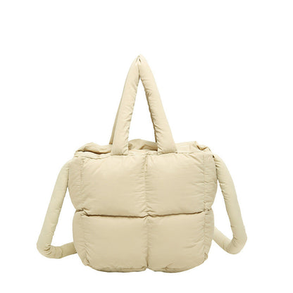 Puffer Tote Bag - Yellow