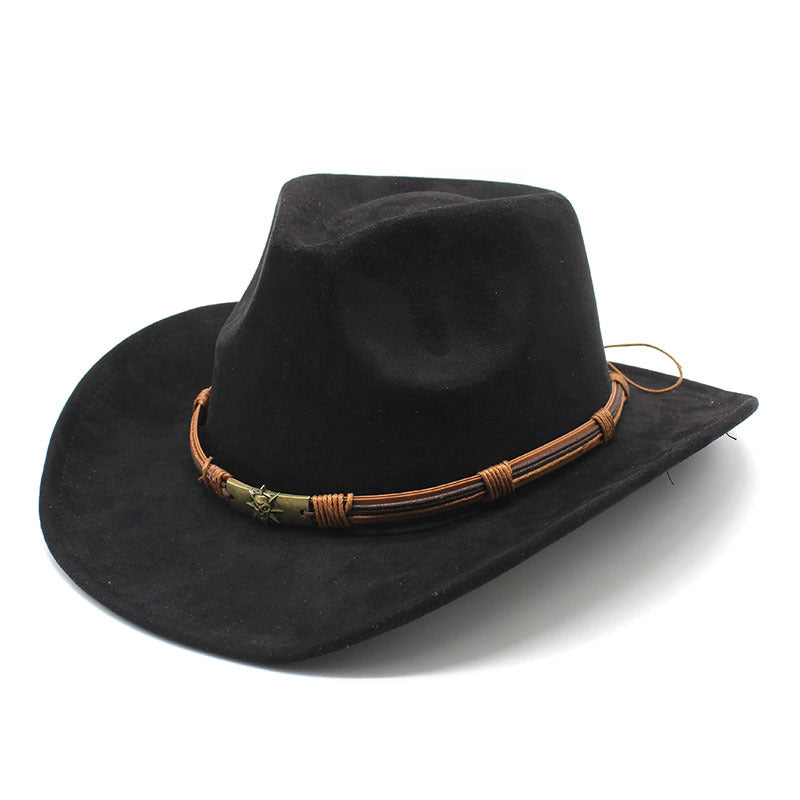 Suede Crossover  Western Cowboy Hat