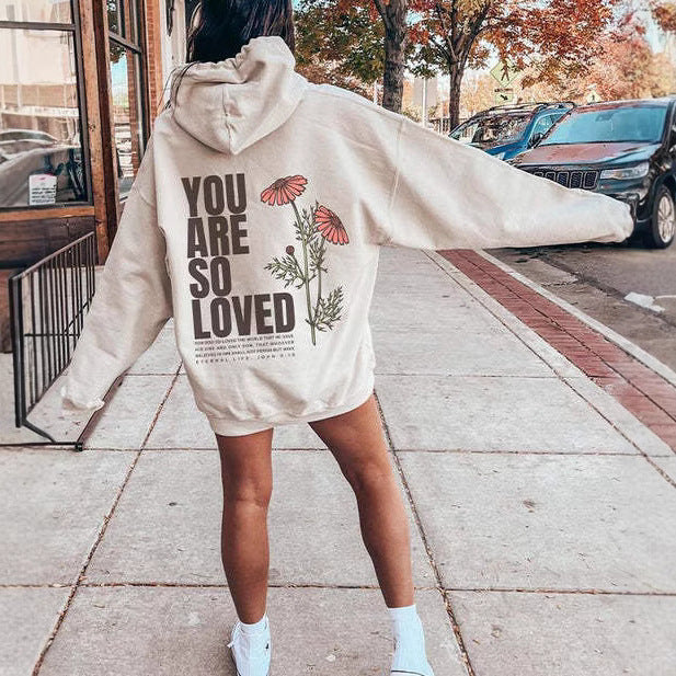 Inspirational You Are So Loved Hoodie