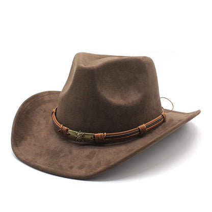 Suede Crossover  Western Cowboy Hat