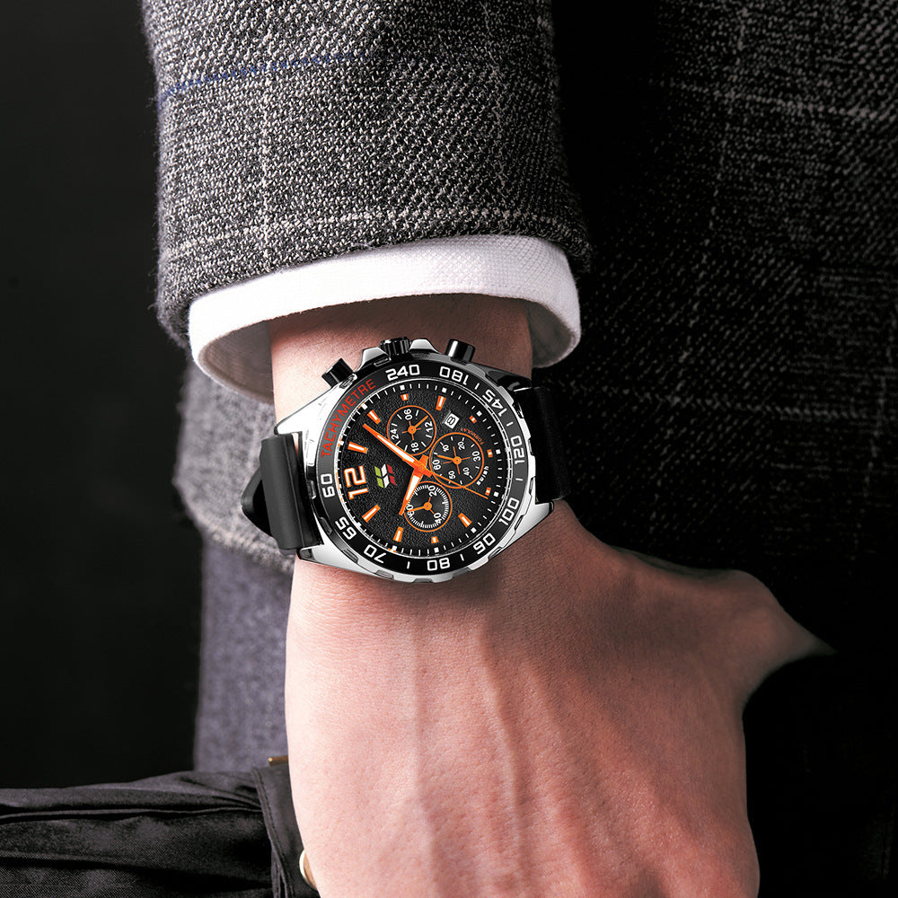 SWISH Quartz six-hand chronograph sports watch