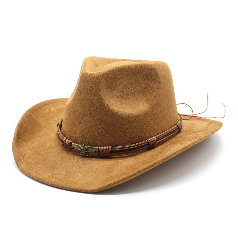 Suede Crossover  Western Cowboy Hat