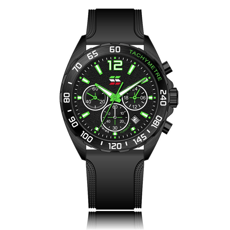 SWISH Quartz six-hand chronograph sports watch