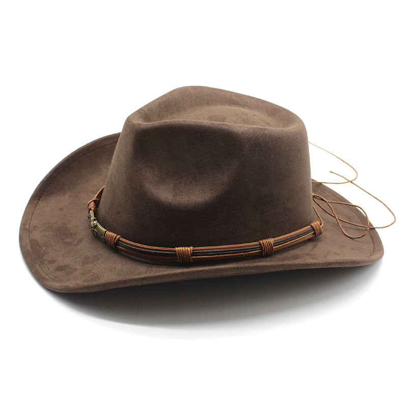 Suede Crossover  Western Cowboy Hat