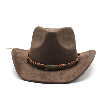 Suede Crossover  Western Cowboy Hat