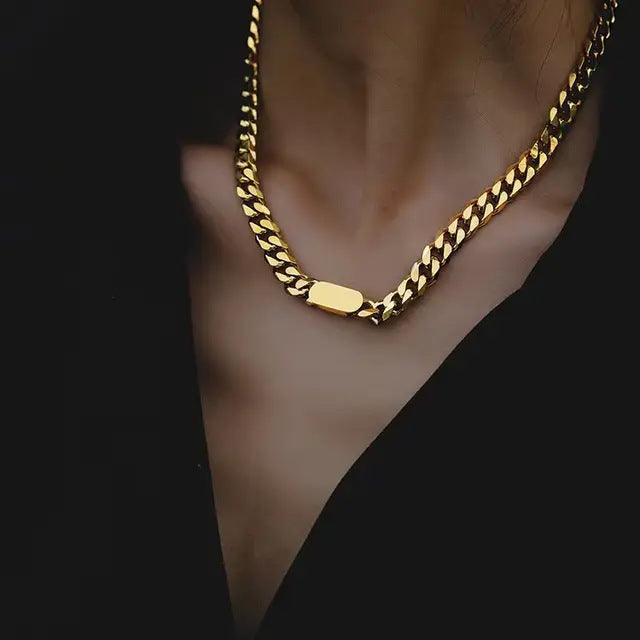 Collarbone Hip Hop Cuban Chain