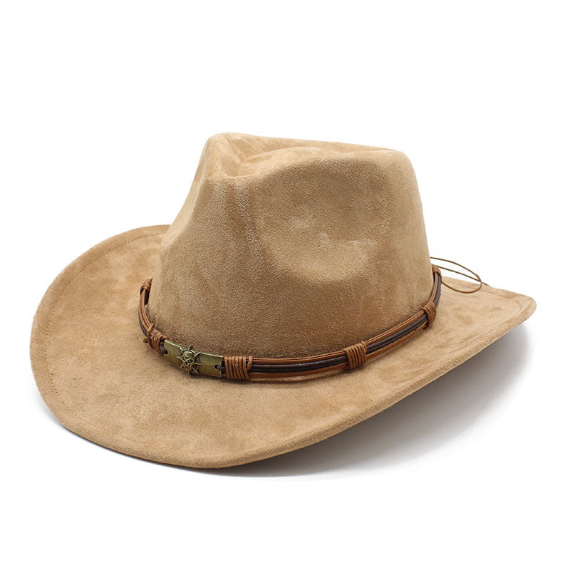 Suede Crossover  Western Cowboy Hat