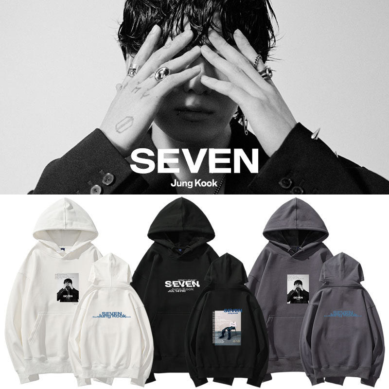 JUNGKOOK SEVEN Album Print Sweatshirt hoodie- JUNGKOOK -BTS