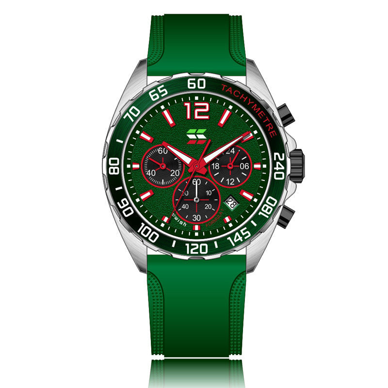 SWISH Quartz six-hand chronograph sports watch