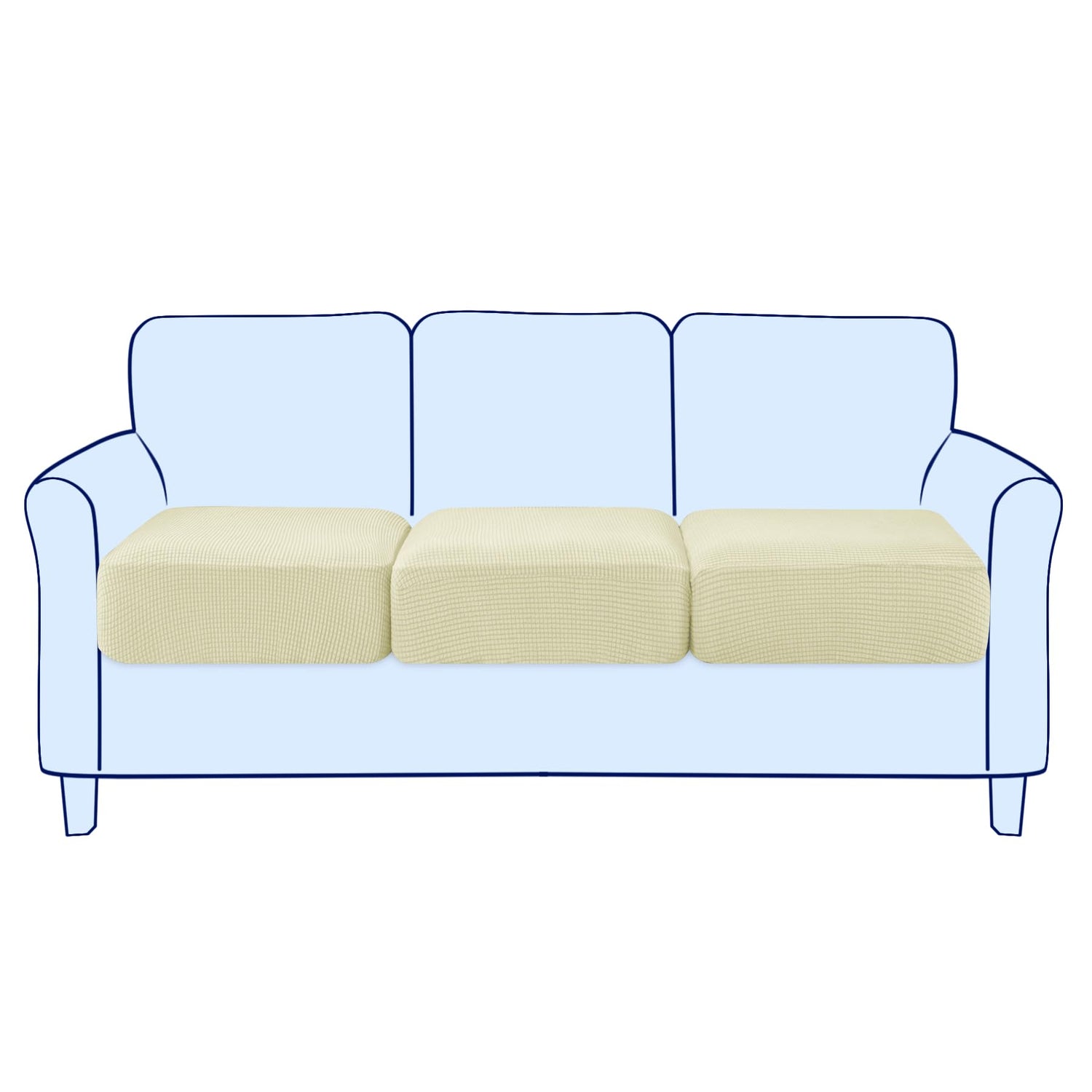 Waterproof Stretch Couch Cushion Slipcovers