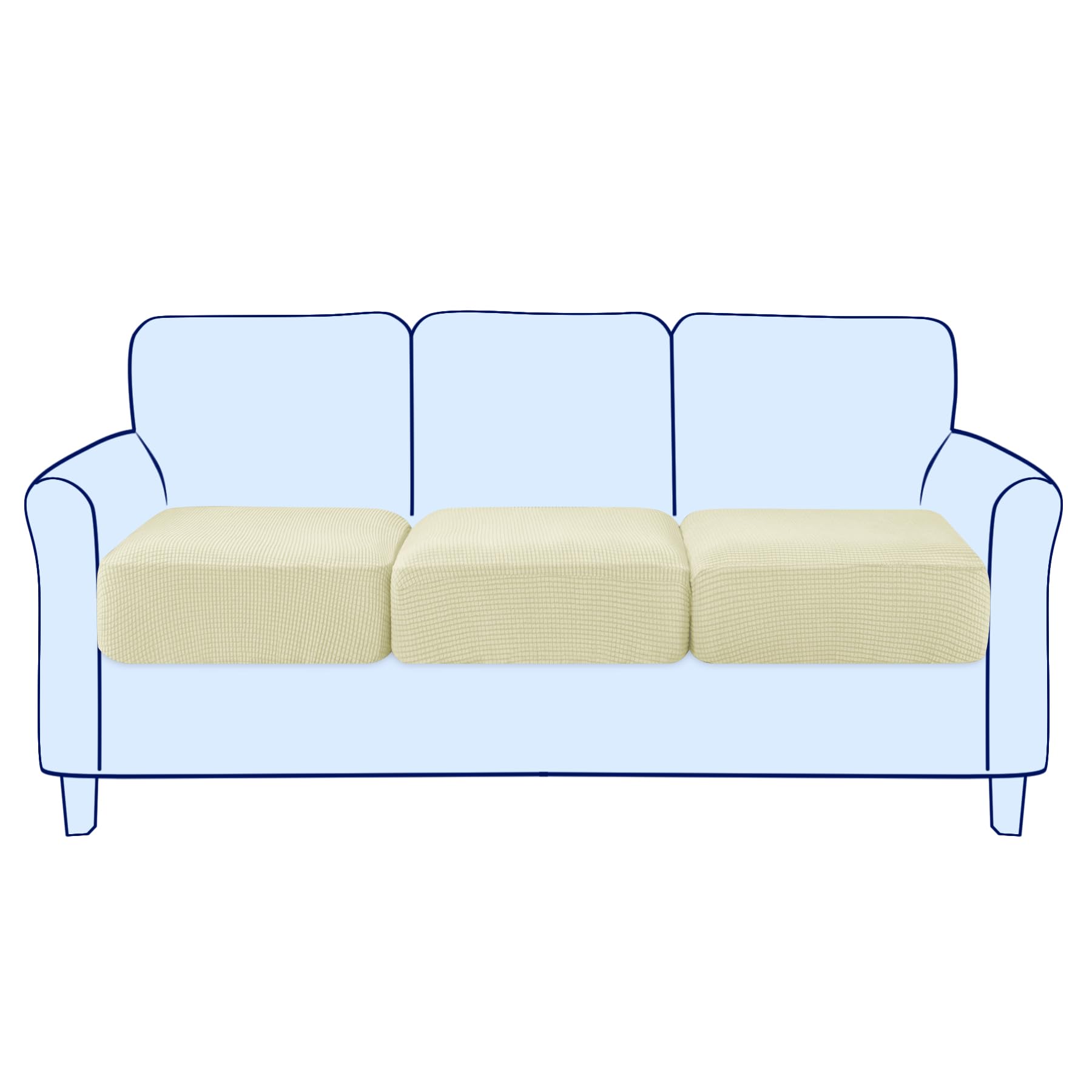 Waterproof Stretch Couch Cushion Slipcovers