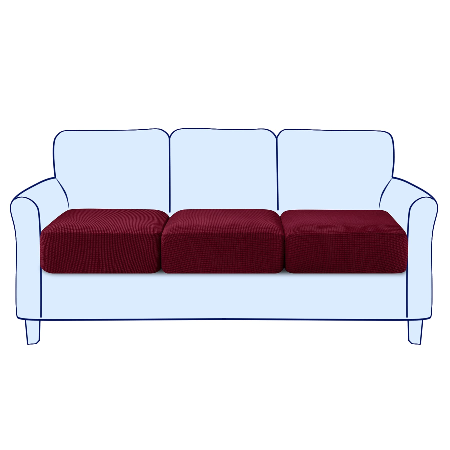 Waterproof Stretch Couch Cushion Slipcovers