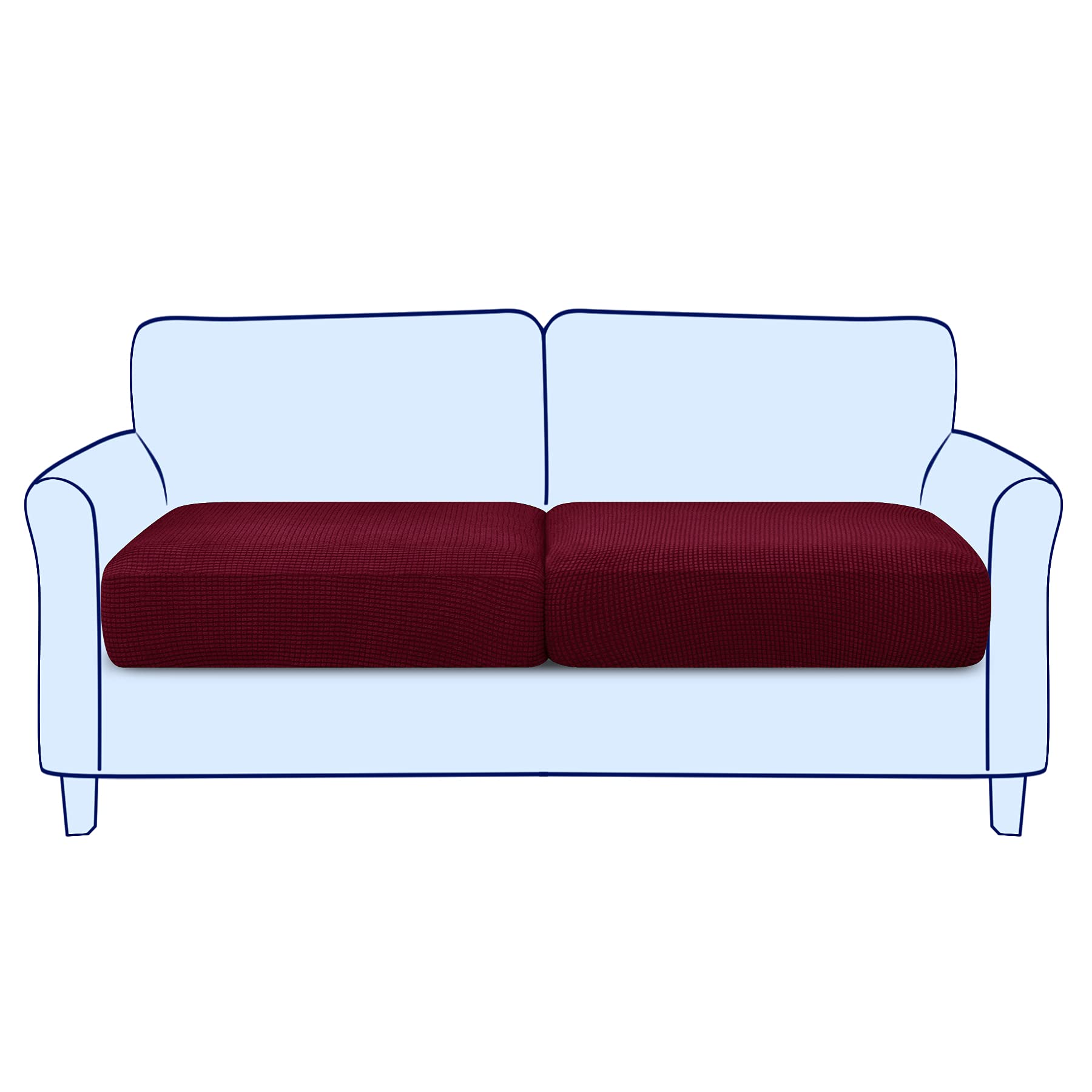 Waterproof Stretch Couch Cushion Slipcovers