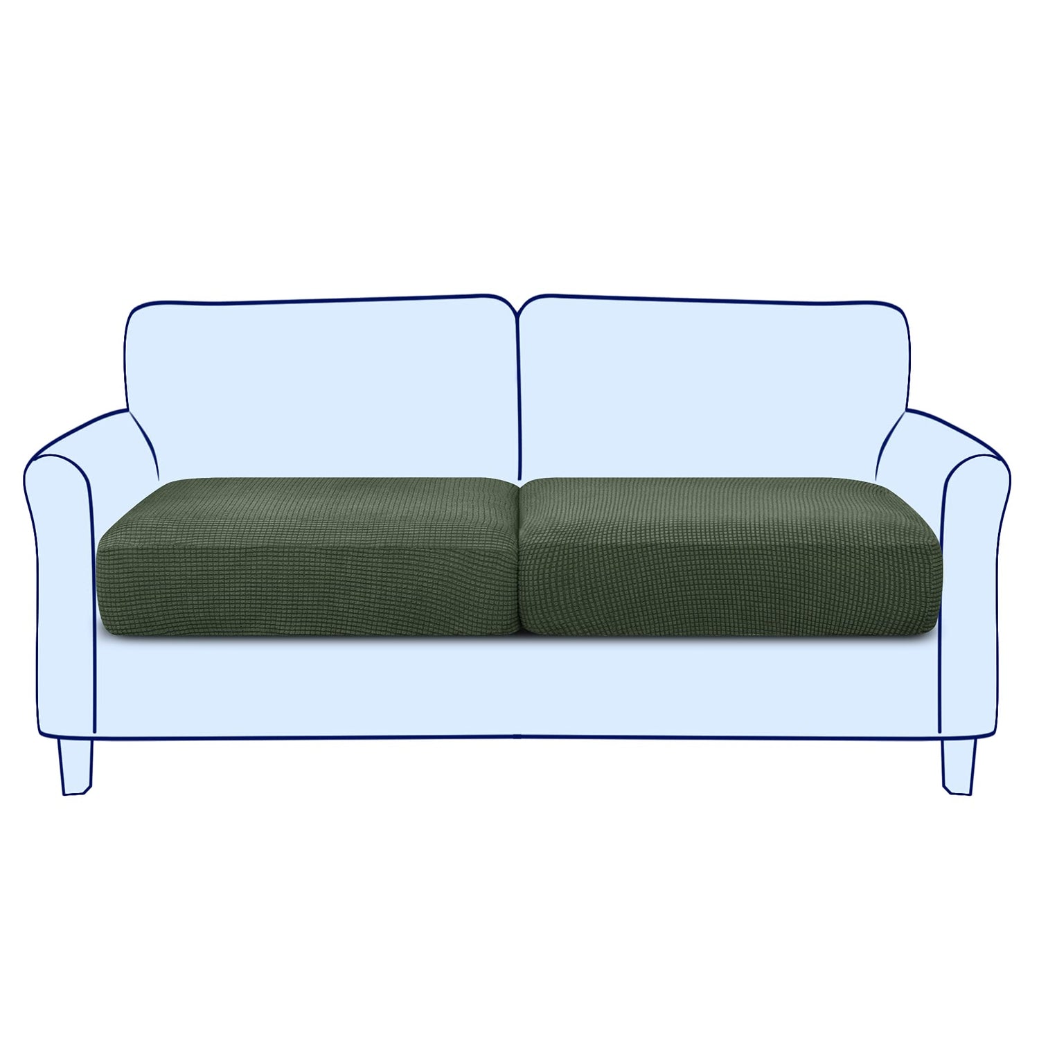 Waterproof Stretch Couch Cushion Slipcovers