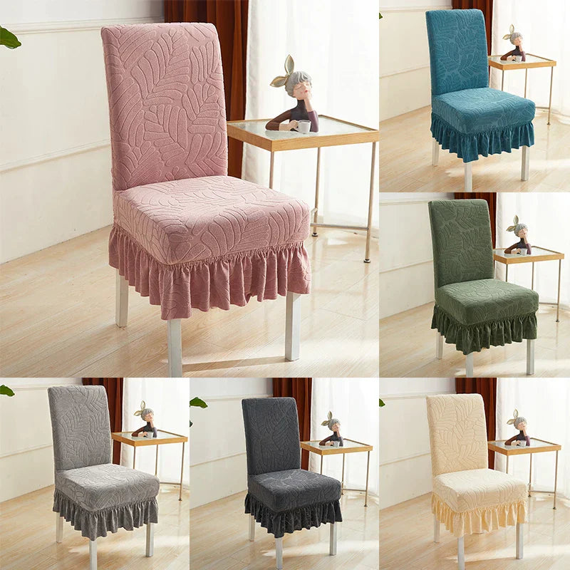 Thicker Fabric Skirt Chair Cover