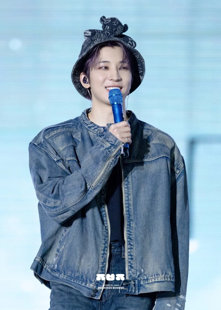 Concert denim jacket-WONWOO MINGYU-Seventeen