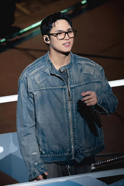 Concert denim jacket-WONWOO MINGYU-Seventeen