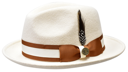 Zane Crushable 2-Tone Fedora Hat