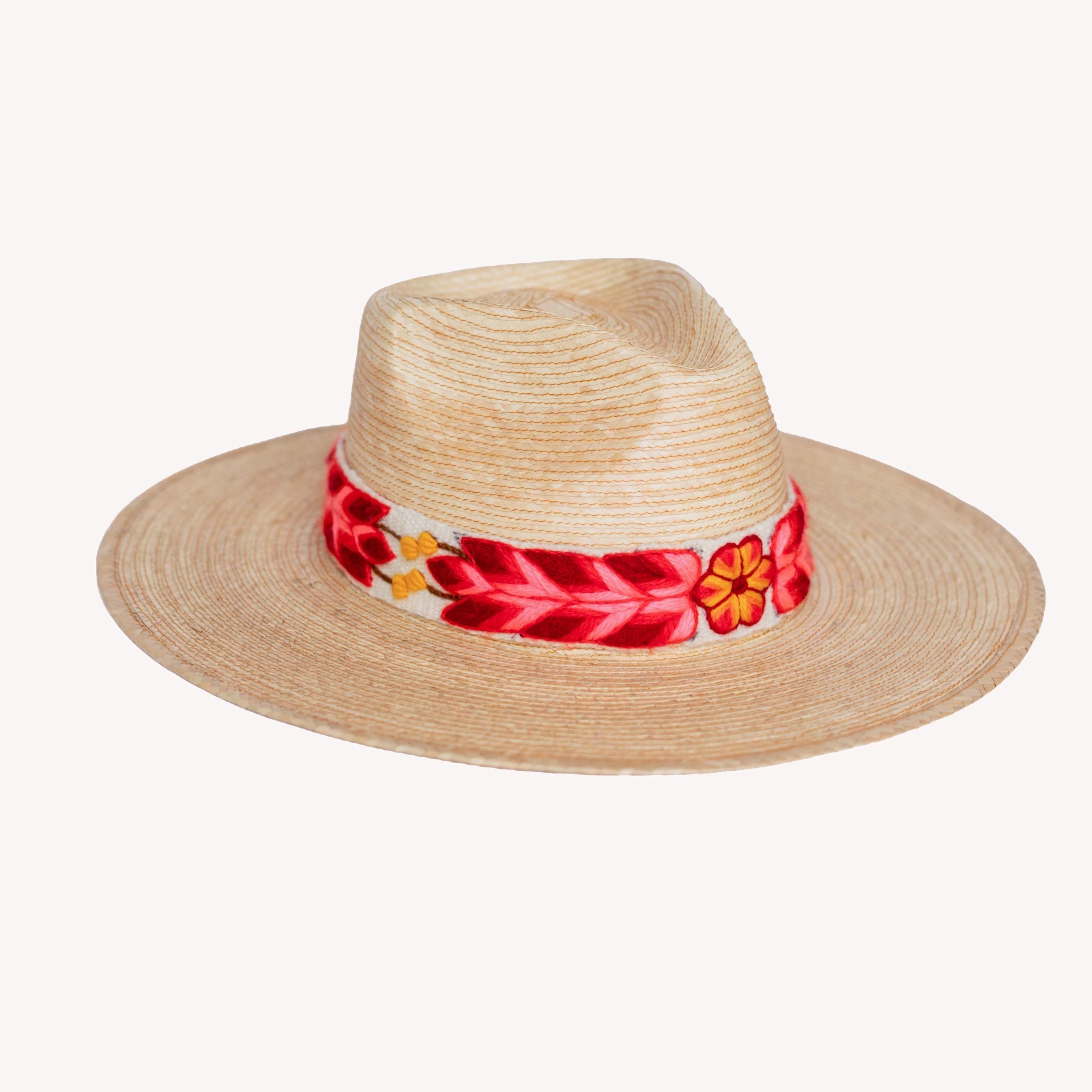 Western Palm Leaf Straw Hat