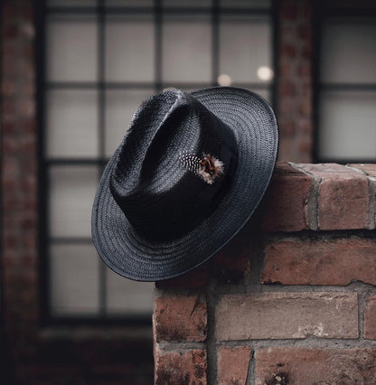 Ranchers Fedora Straw Hat -Mamba