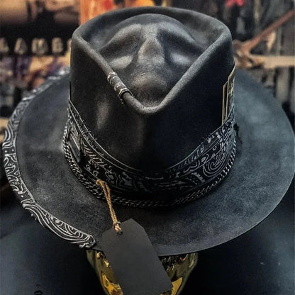 &quot;Harvester Of Sorrow&quot; Handmade Skull Hat