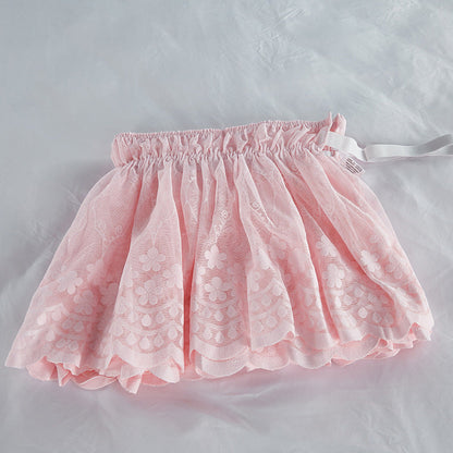 Lace Ruffle Bed Skirt Surrounding Elastic Bed Skirt