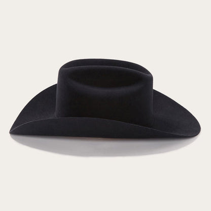 2X Roper Western Felt Hat Black