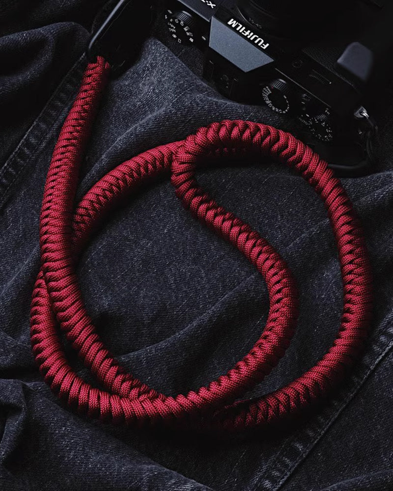 Universal Quick-Release Camera Strap with Woven Cord