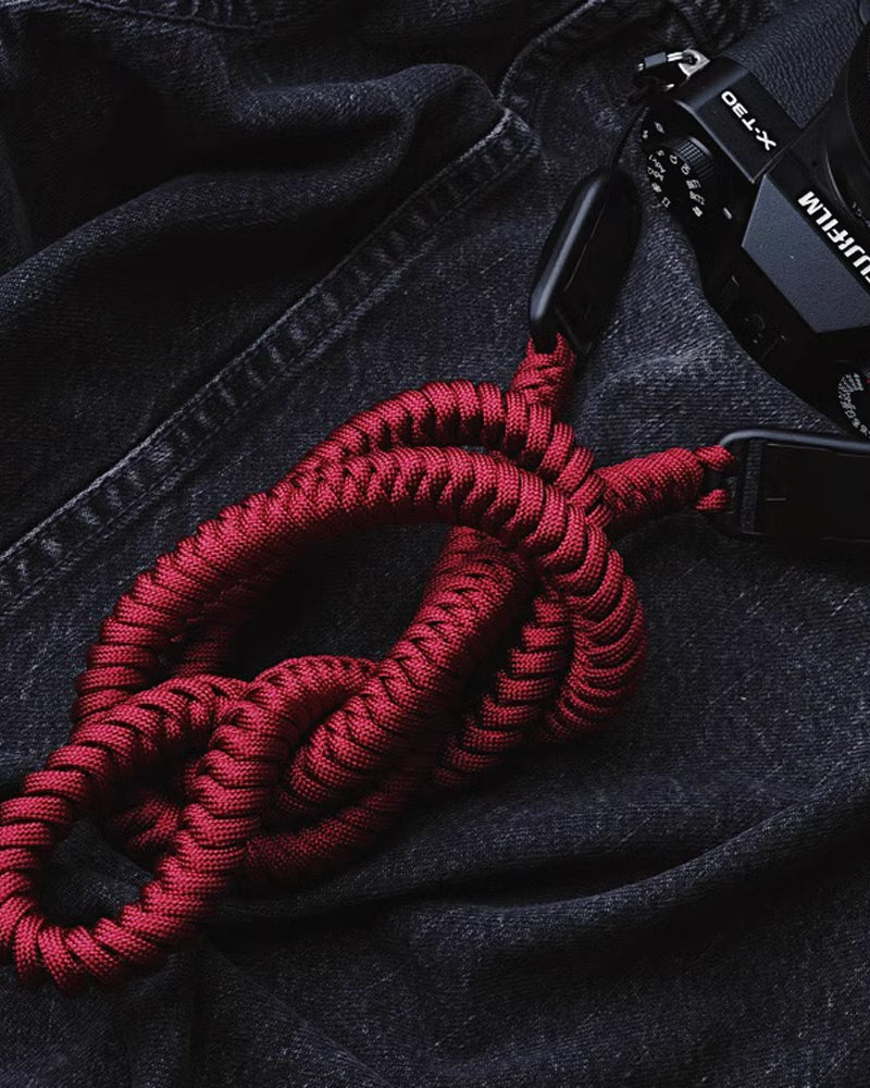 Universal Quick-Release Camera Strap with Woven Cord