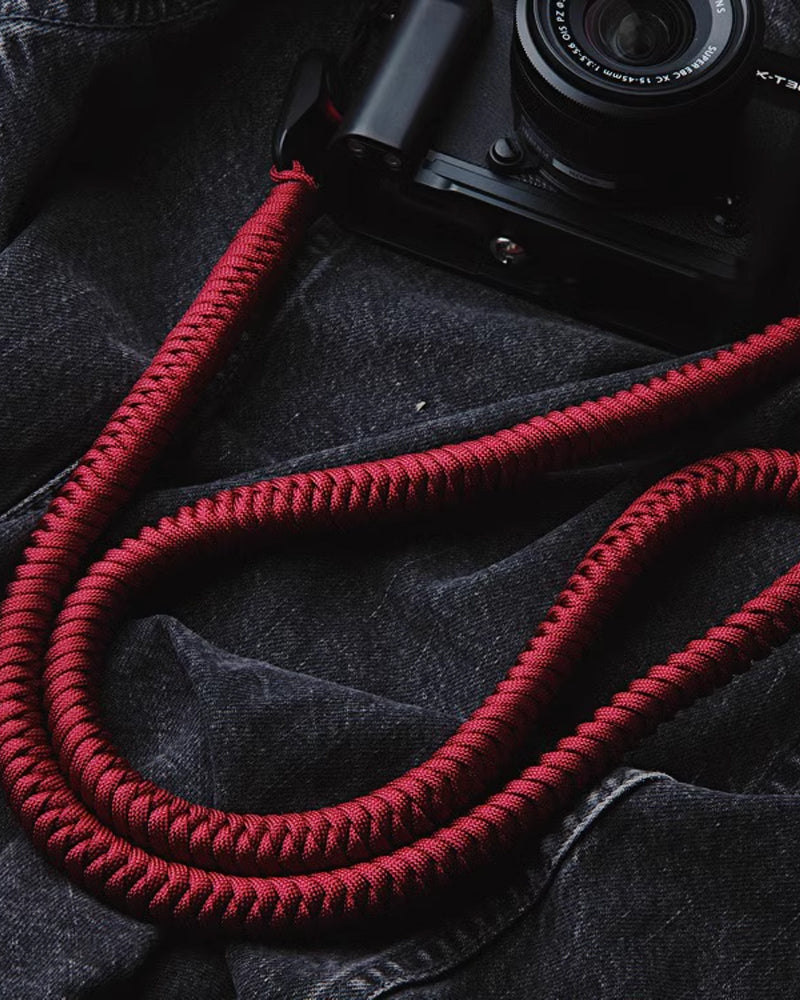 Universal Quick-Release Camera Strap with Woven Cord