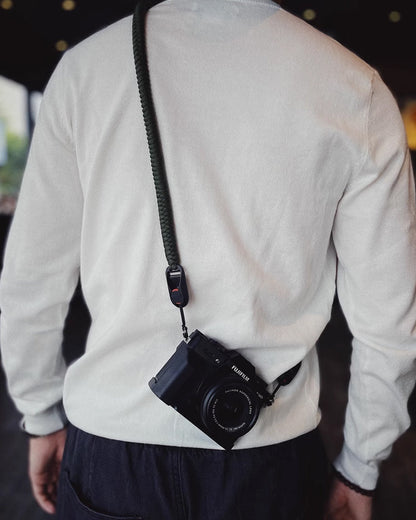 Universal Quick-Release Camera Strap with Woven Cord