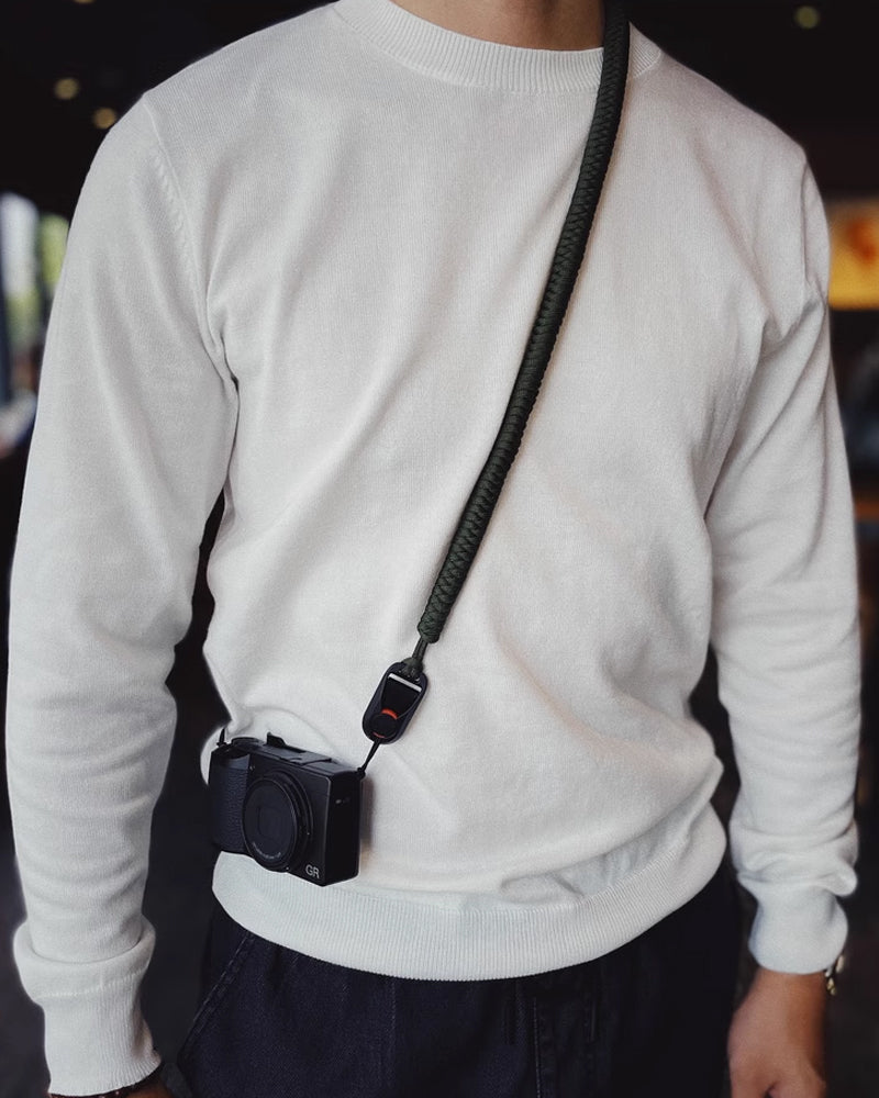 Universal Quick-Release Camera Strap with Woven Cord