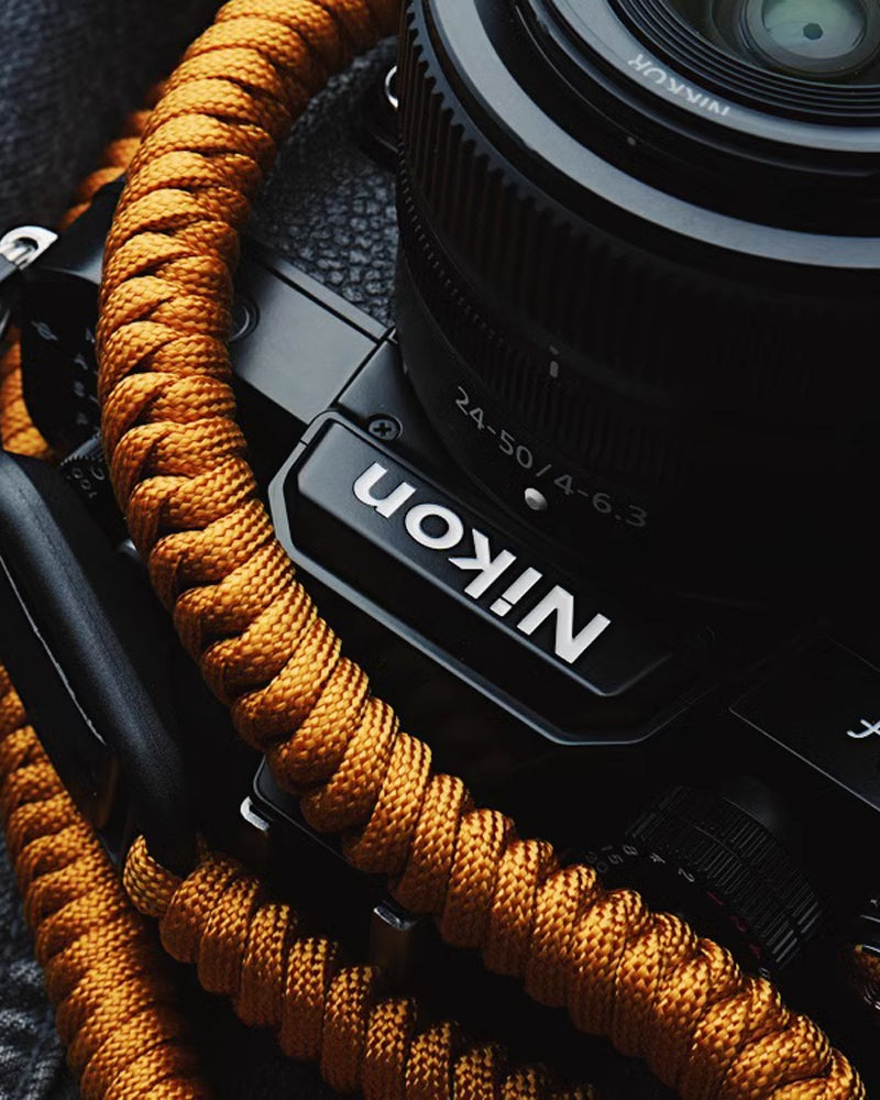 Universal Quick-Release Camera Strap with Woven Cord