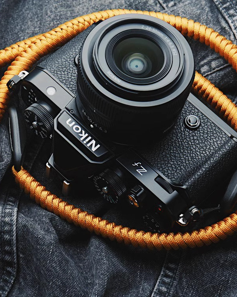 Universal Quick-Release Camera Strap with Woven Cord