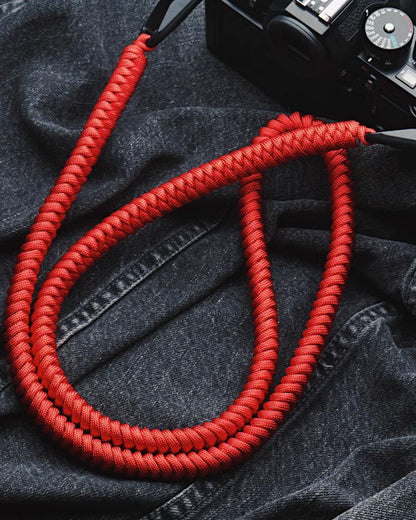 Universal Quick-Release Camera Strap with Woven Cord