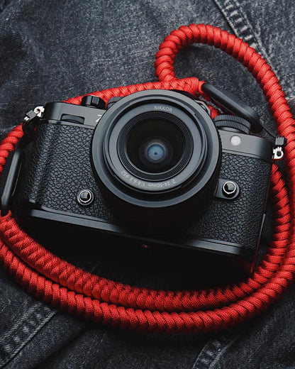 Universal Quick-Release Camera Strap with Woven Cord