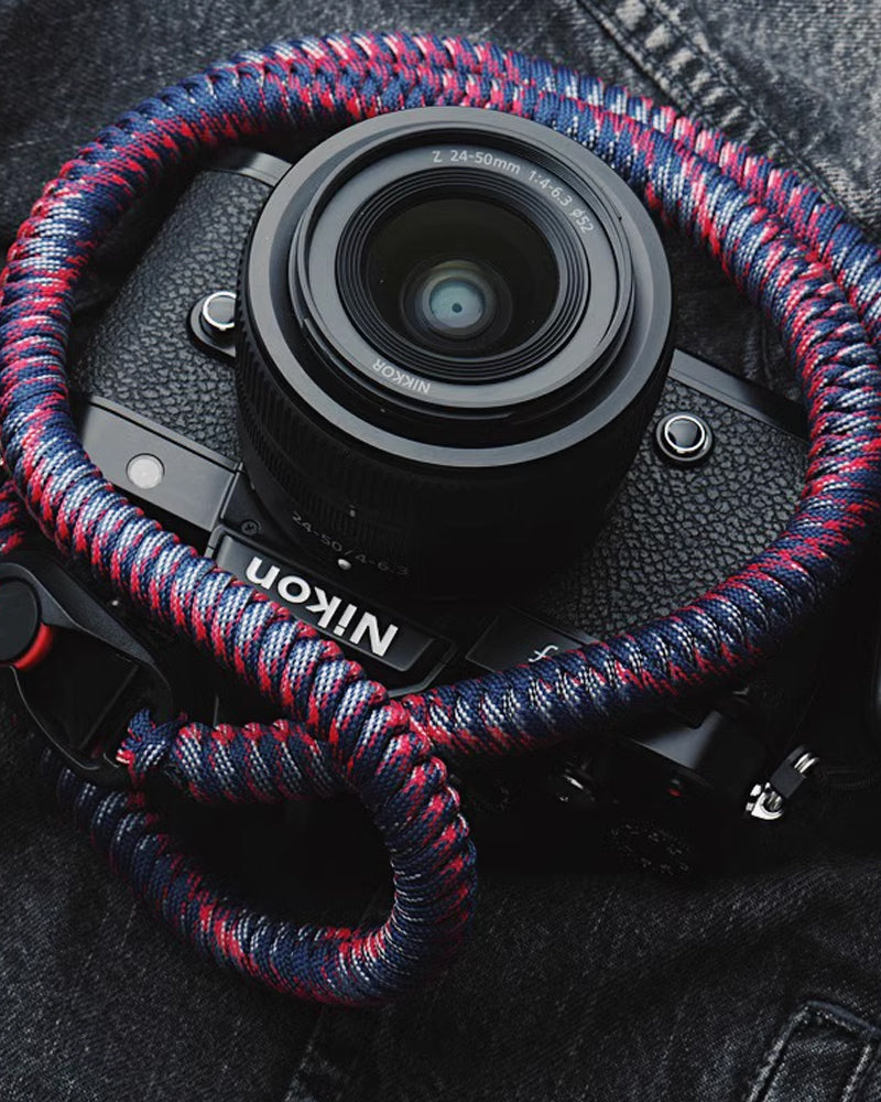 Universal Quick-Release Camera Strap with Woven Cord