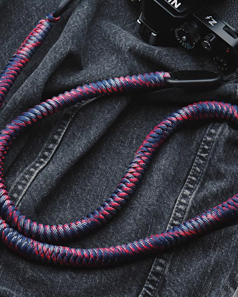 Universal Quick-Release Camera Strap with Woven Cord