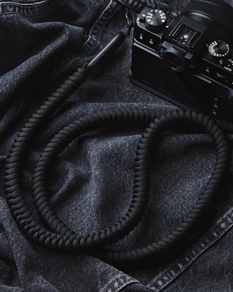 Universal Quick-Release Camera Strap with Woven Cord